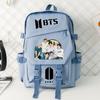 Korean Fashion Printed Backpack for Women Men Cute Youth School Bag Trendy Casual Daily Travel Shoulder Bag KTB