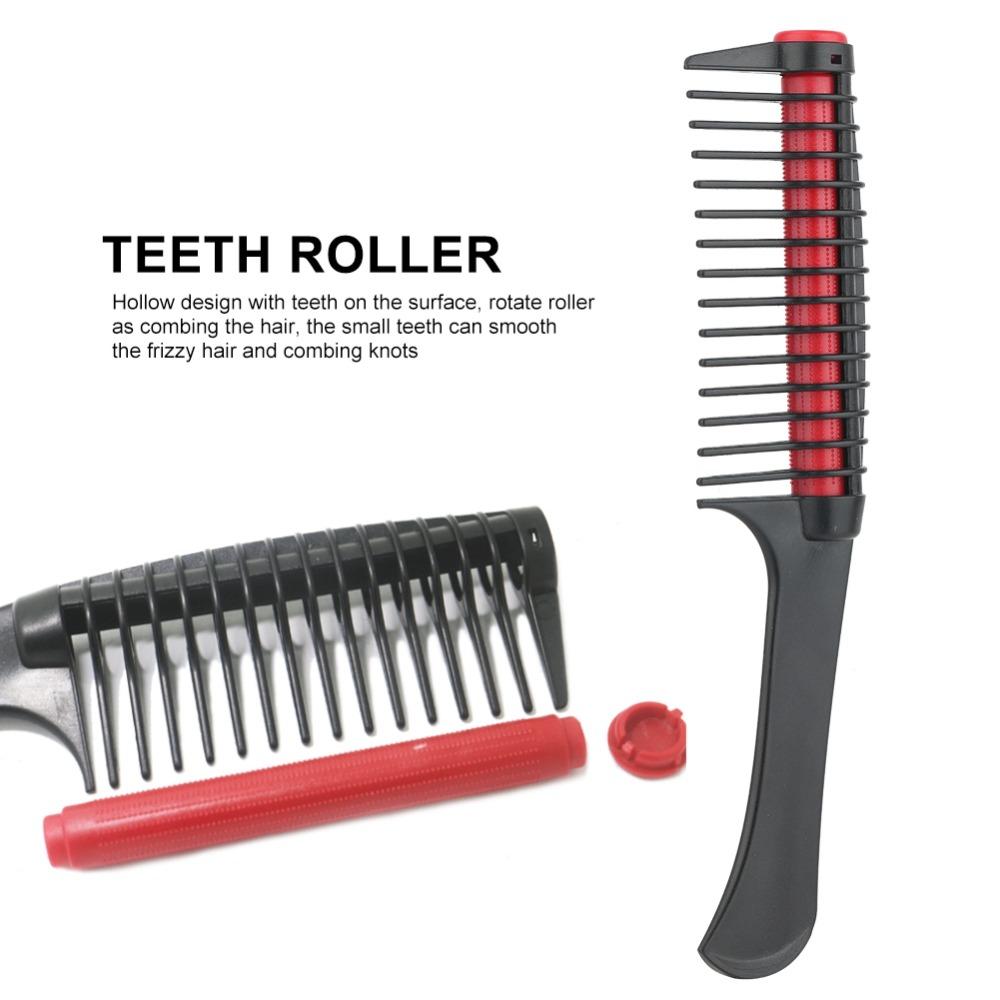Plastic Roller Hair Comb Multifunctional Hair Dyeing Comb For Home Use