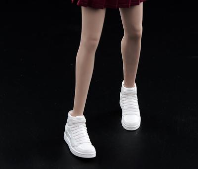 Toys Hobbies Figure Spots Athletic Shoes Sneakers Head and Clothes Not Female & [TOYBARJAPAN] 1/6 Accessories/White High-Cut (Body, Included) (For