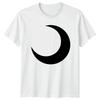 Minimalist Crescent Moon T-Shirt Crescent Moon Celestial Birthday Gift