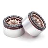 Aluminum Alloy Wheel Rim Beadlock Wheel Rims Hub 4pcs 1.9inch Replacement for 1 10 TRX4 Axial SCX10 90046 SCX10 III