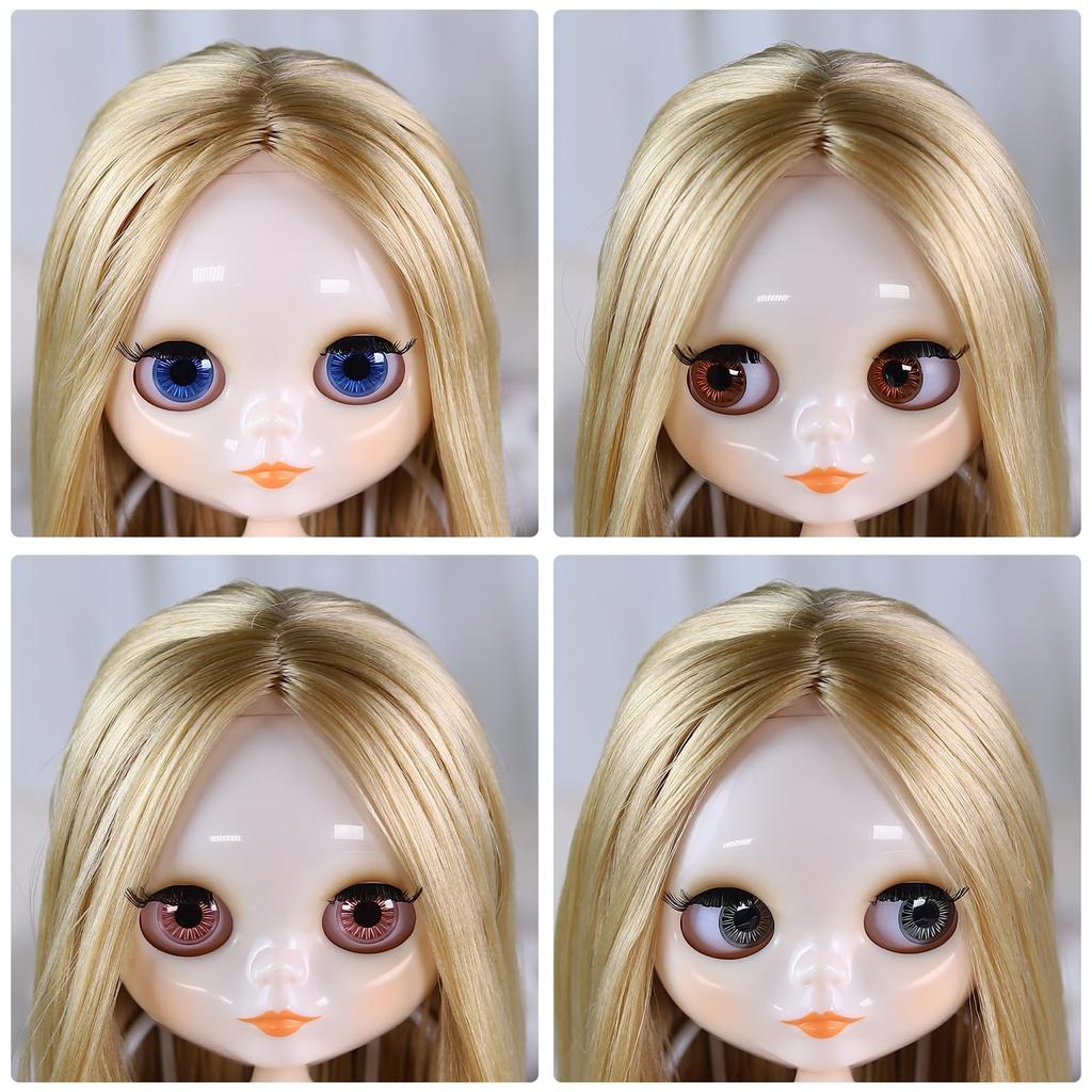 ICY Fortune Days 30cm Doll Body Only, Cute Practice Doll BJD with 4-Color Eye Changes, Wig Change, and Hand Changes (18)