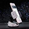 Bling Crystal Car Phone Mount with One More Air Vent Base Cell Phone Holder New