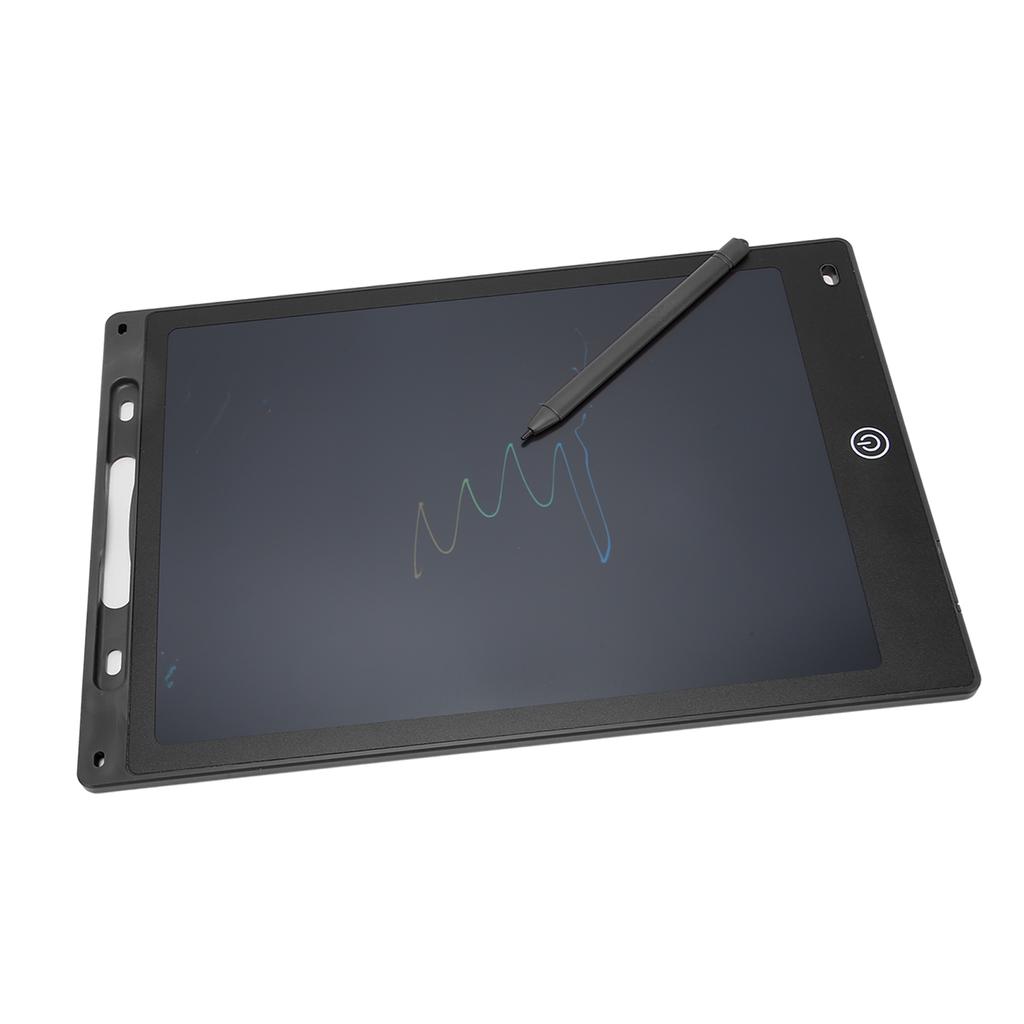 LCD Writing Tablet for Kids Erasable 12 Inch Color Screen Pressure Sensitive Doodle Pad Drawing Board with Pen Holder