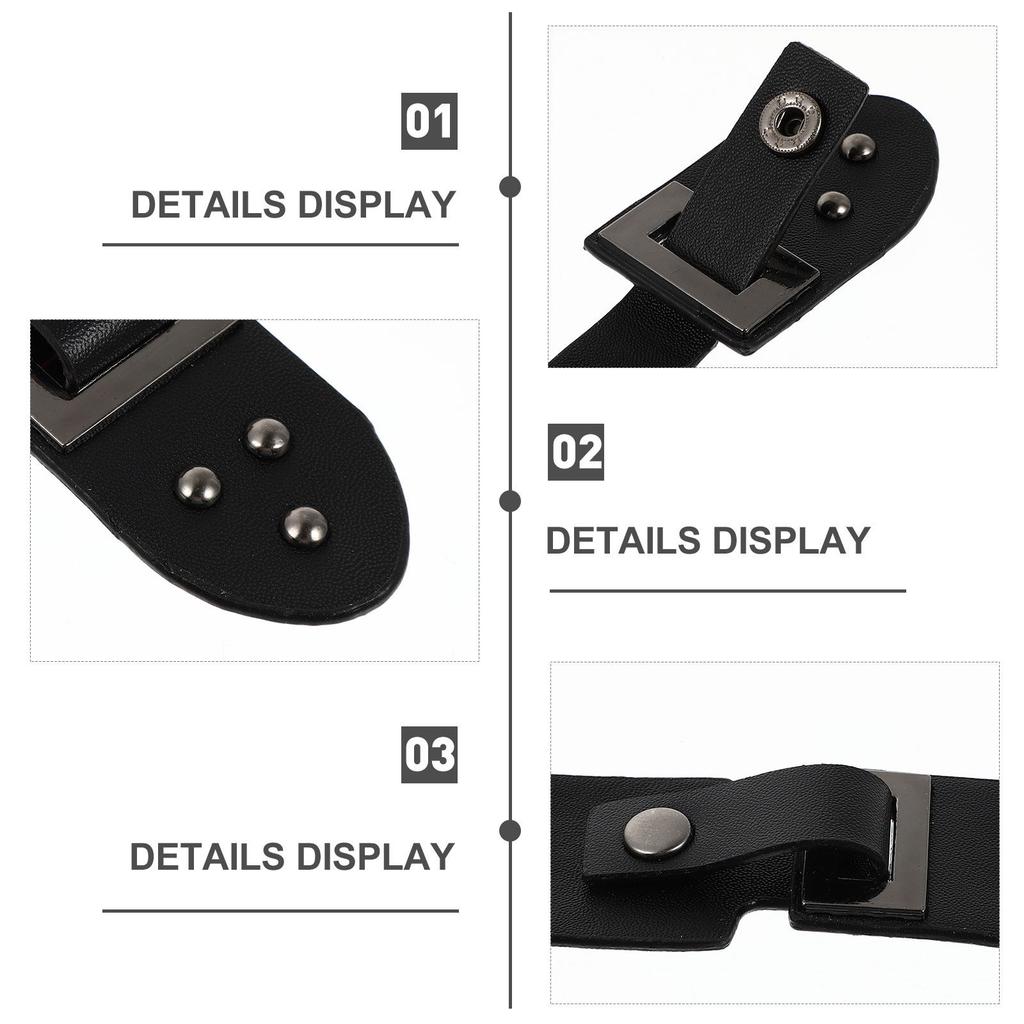5 Paires Boucles à Bascule en PU Boutons de Fermeture pour Manteau Fermeture de Ceinture de Robe Boucles DIY Fermoirs à Bascule Boutons de Fermeture pour Manteau