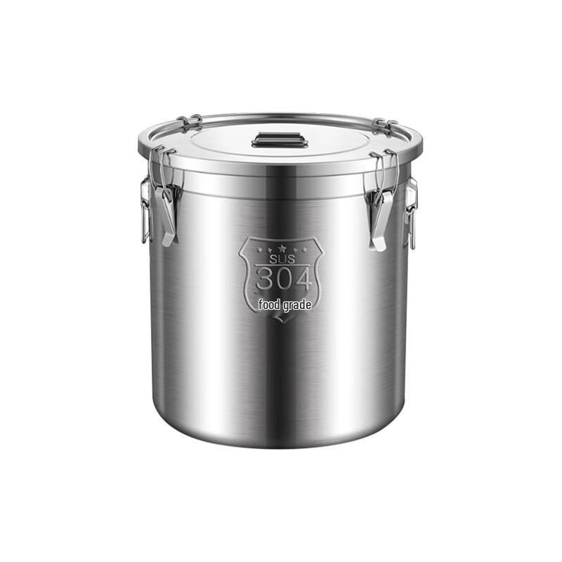 JIWANGGU 304 Stainless Steel Multi-Purpose Sealed Storage Bucket