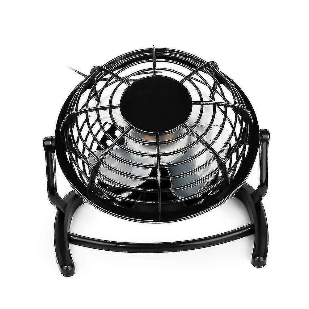 Desk Fan Usb , Usb Portable Mini Fan2.7 Ft Usb Cablepersonal Metal Table