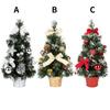 40CM Dining Table LED Christmas Tree Night Light Decoration Light Pine Tree Mini Christmas Tree Christmas Decoration New Year Gift