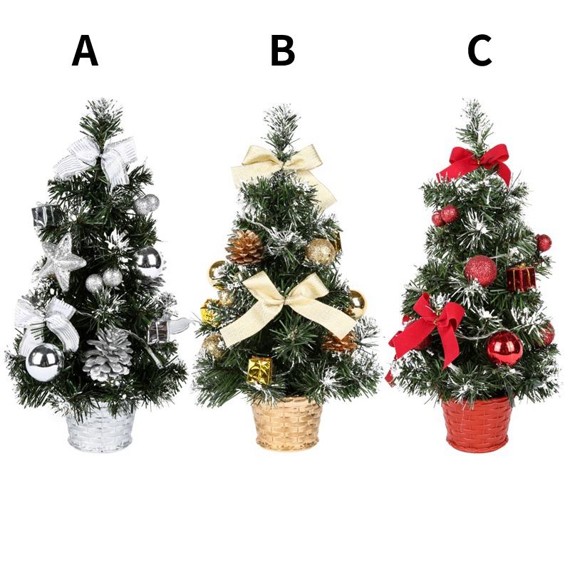 40CM Dining Table LED Christmas Tree Night Light Decoration Light Pine Tree Mini Christmas Tree Christmas Decoration New Year Gift