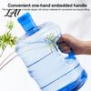 Backpacking Water Jug Reusable with Easy Grip Handle Clear PET Refillable Daily Drinking Container Bottle Portable Storage for Home Office