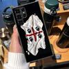 Flagge von Sardinien Cases Handyhülle für Samsung Galaxy S26 Ultra S25 Edge S24 S23 FE S21 Plus S20 S22 S10 Cover TPU Capa Schale Sho