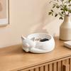 3D Printed Cat Jewelry Storage Holder, Succulents Flowerpot, Nordic Style Desktop Organizer for Rings Earrings Bracelets And Plants
