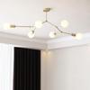 Nordic Design 3/4/6 Bulbs DIY Metal Chandelier Gold Pendant Lighting for Kitchen Island Dinning Room Lights for Ceiling Modern Pendant Light Ceiling