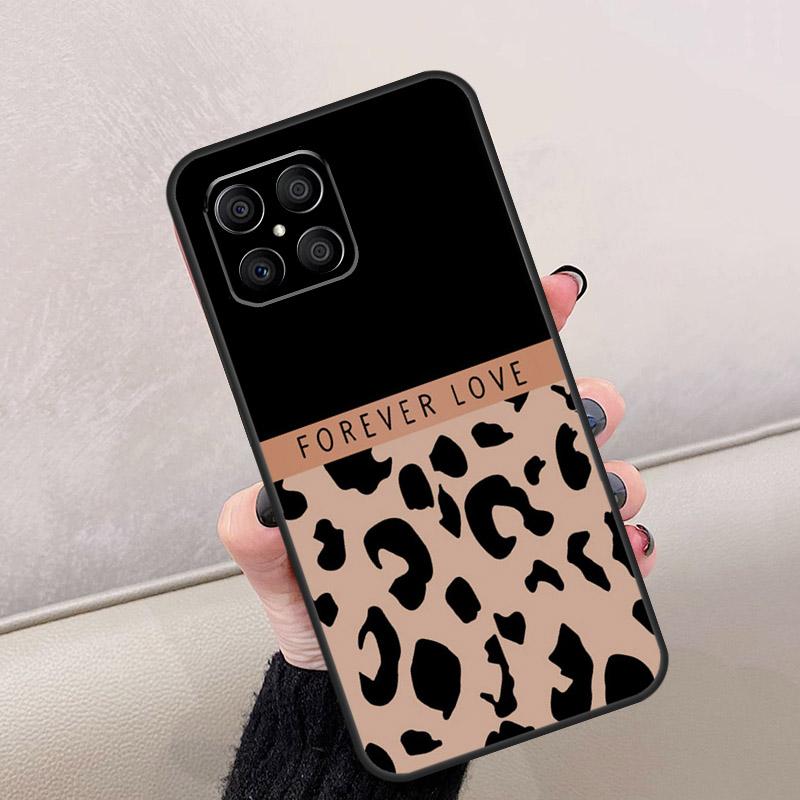Fashion Leopard Print For Honor Magic 8 7 5 6 Lite Case For Honor 200 400 Pro X9d X9c X9b X9a X8c X8b 70 90 Win RT