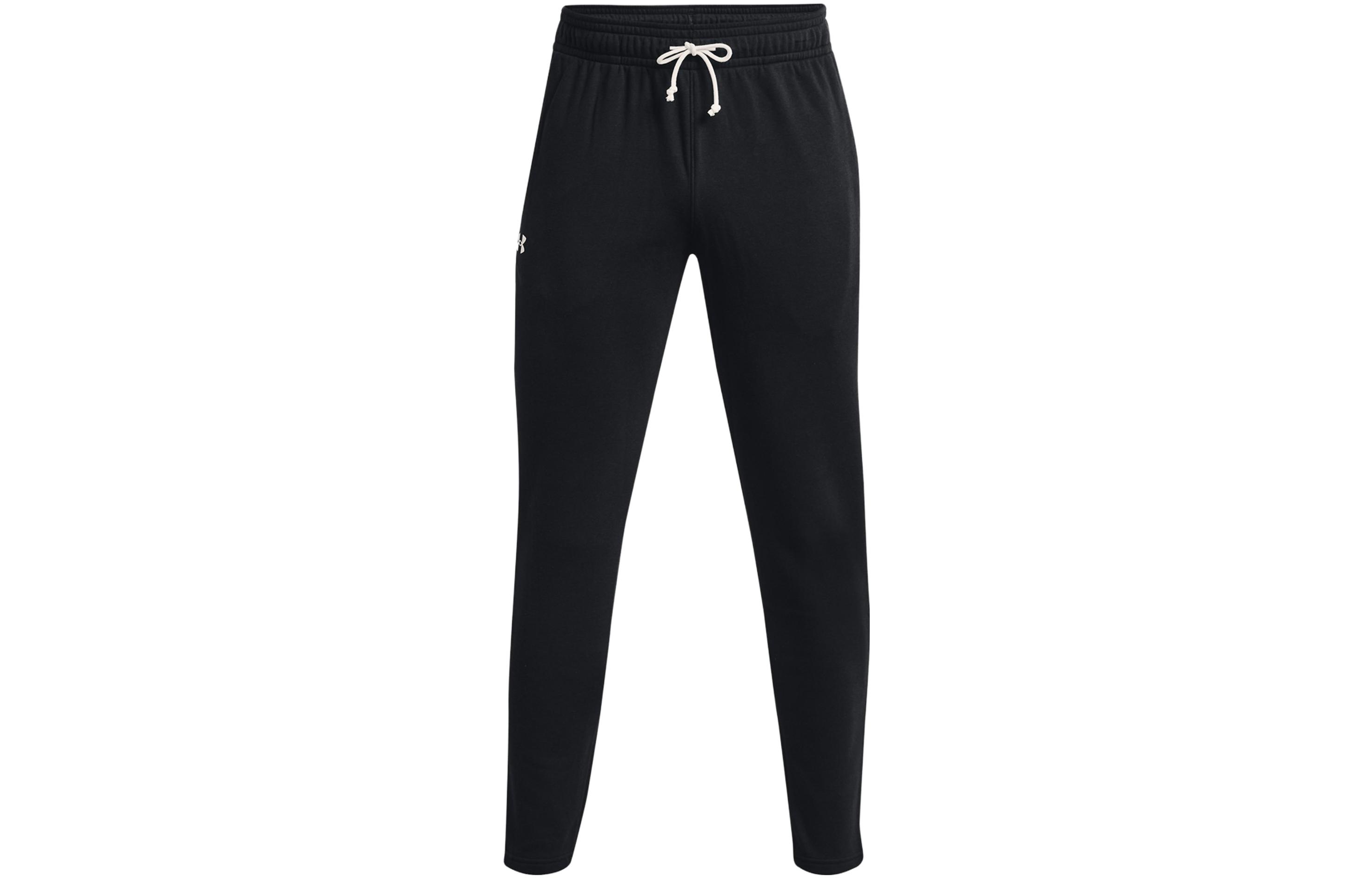 Under Armour Rival Casual Pants Men s Black Moderate Cuffed Pants 1376772-001 M