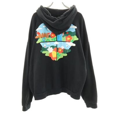 Adidas x Melting Sadness Kollaboration Trefoil-Logo Rückenprint Langarm Sweatshirts Herren Gebraucht