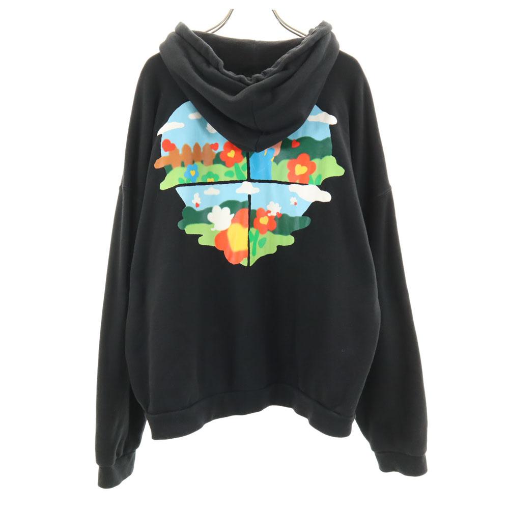 

Коллаборация adidas x Melting Sadness Логотип Трилистник с принтом на спине Толстовки с длинным рукавом Мужские Б/У