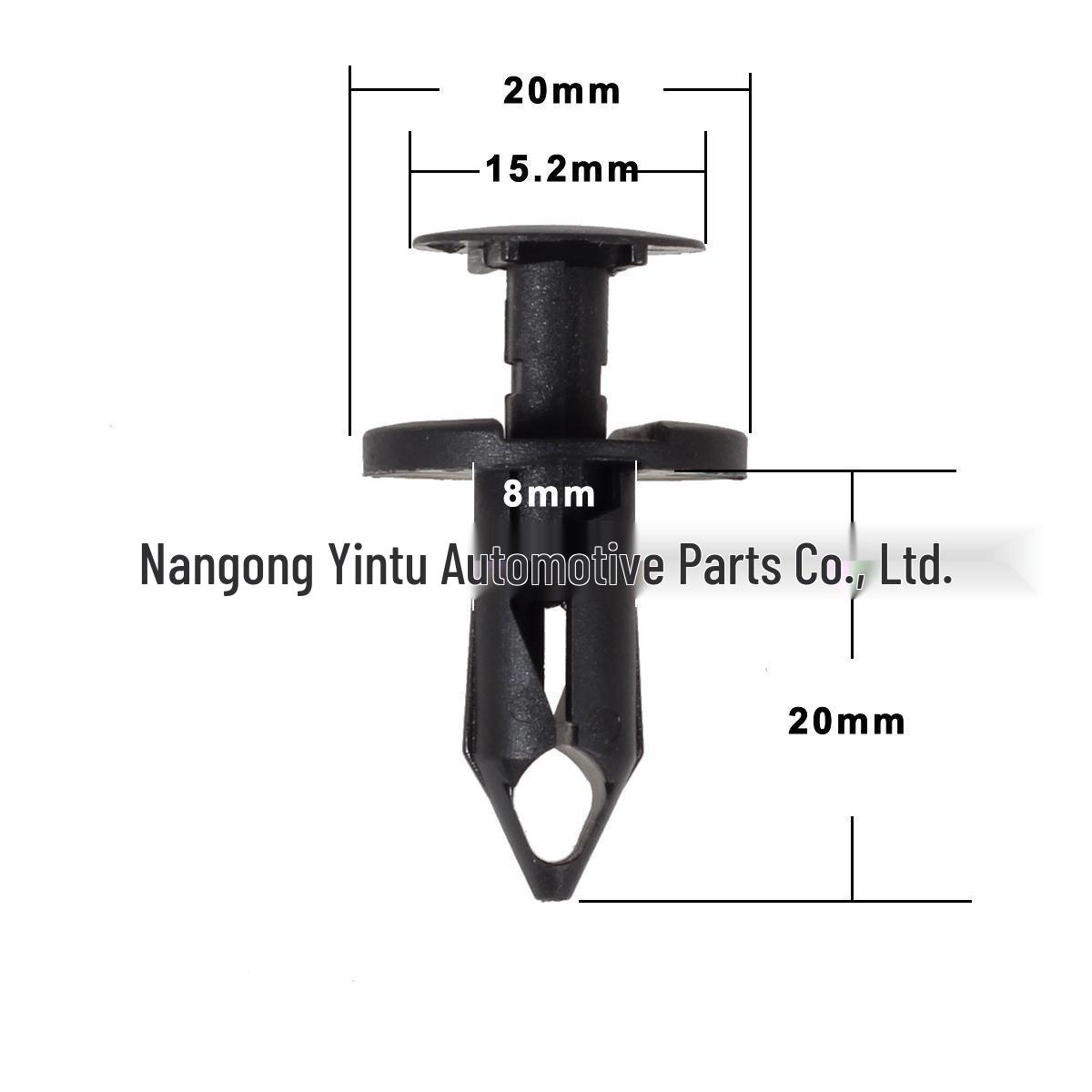 

Ford Car Nylon 8mm Expansion Bumper Push-In Rivets 40 pcs