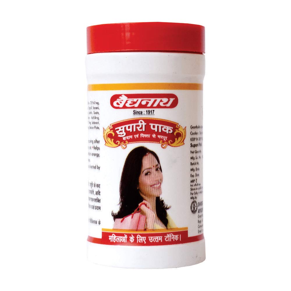 Baidyanath Asli Ayurved Supari Pak 100g  X Pack of 2 | Digestive Support & Backache Relief for Women