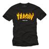 Lustige Sprüche T-Shirt TRASHY Skateboard Surf Skater Thema Coole Geschenke Spaß-