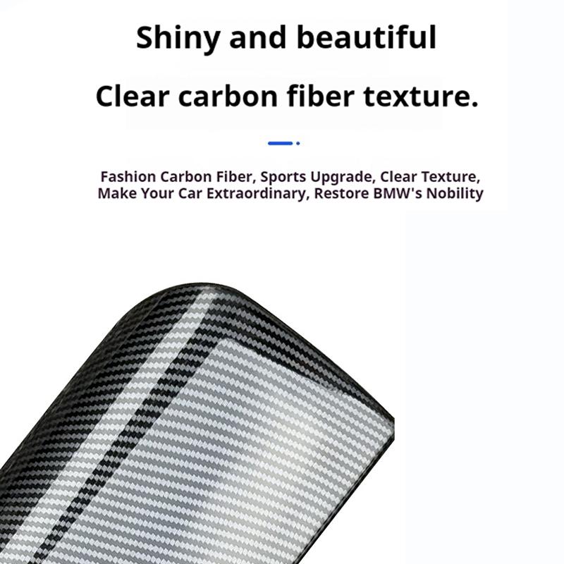 Suitable for BMW iX 2025modified armrest box protective cover carbon fiber texture center armrest interior automotive products