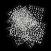 DIY Manicure Glow In The Dark Nail Art Slider 3D Luminous White Snowflakes Christmas Nail Sticker