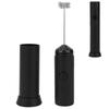 Electric Milk Frother Handheld Stainless Steel Egg Beater Coffee Drink Mixer for Home Use