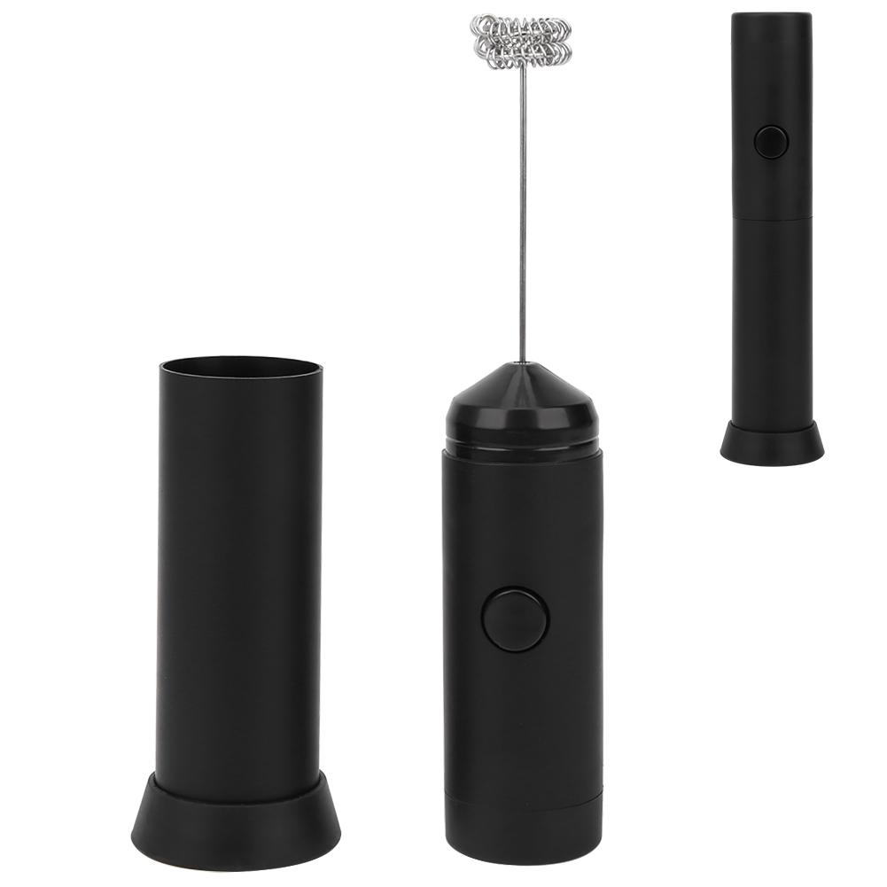 Electric Milk Frother Handheld Stainless Steel Egg Beater Coffee Drink Mixer for Home Use