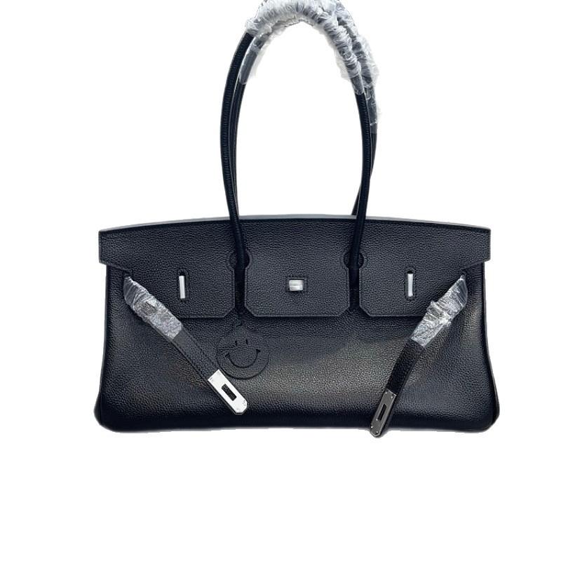 Grenzüberschreitender Trend Tasche kurze Version übergroße tragbare Schultertasche TOGO erste Schicht Rindsleder großes Fassungsvermögen Riesenpackung