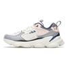 Fila Skipper Lightweight Fabric Low-Top Marathon Running Shoes Women Sneaker Gray Pink White F12W021108FSA