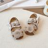 Girls' small leather shoes2026Spring new mesh floral princess shoes, soft sole, non-slip, Korean style fashion shoes for little girls