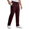 Men's Casual Loose Fit Straight Leg Pants with Drawstring and Stripes for Spring and