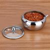 Seasoning Tank Household Thicker Tank Coffee Jam Lid Salt Spoon Bowl Sugar Box Kitchen Cooking Tool Good QualityStainless Steel