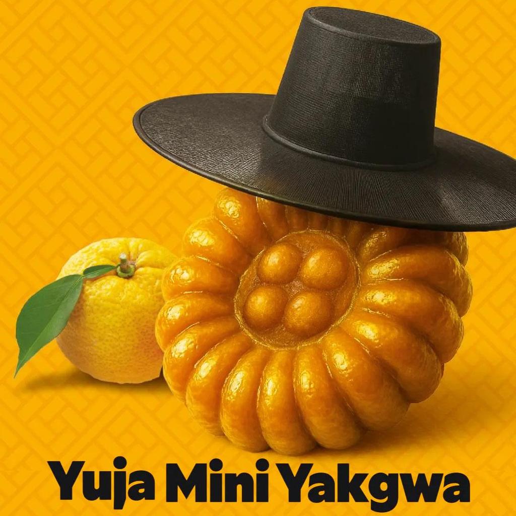 Dosi Gotgan x bibigo Oh My GAT Korean Snack Set (Mini Yakgwa Original + Mini Yakgwa Yuzu + Kimchi Seasoning Popcorn) – 260g