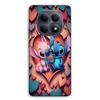 Phone Case - MANIACASE - Xiaomi Redmi Note 15 5G - TPU Silicone - Colorful Heart Angel Stitch Pattern - Black