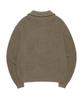 LEE Half Zip-Up Knit Brown