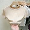 2026 Trendy Women's Pleated Short-Sleeve T-Shirt - Hot Girl Style
