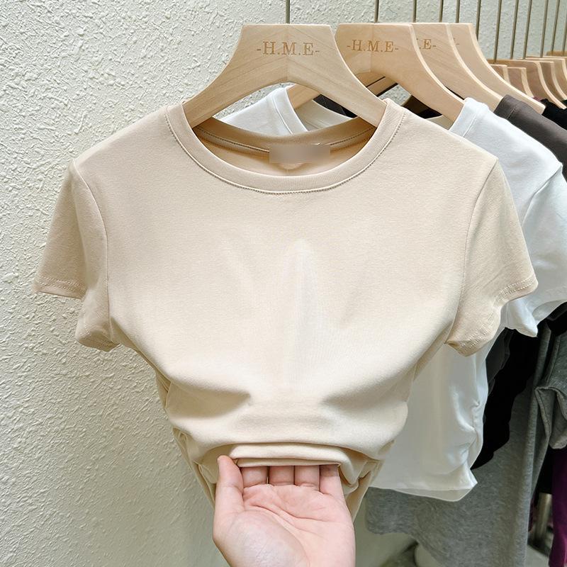 2026 Trendy Women's Pleated Short-Sleeve T-Shirt - Hot Girl Style