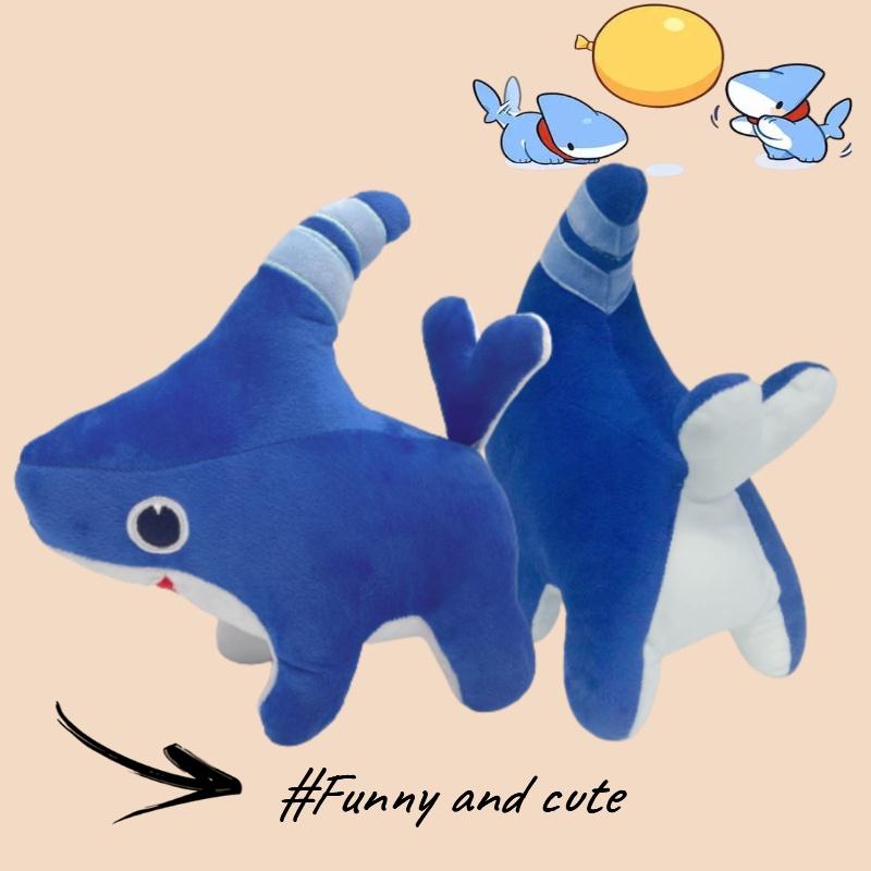 Adorable Stuffed Shark Dog Toy Soft And Cuddly For Children
