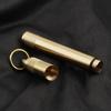 Brass Seal Bottles Waterproof Canister Keychain Medicine Toothpick Bottle Outdoor Camping Tool