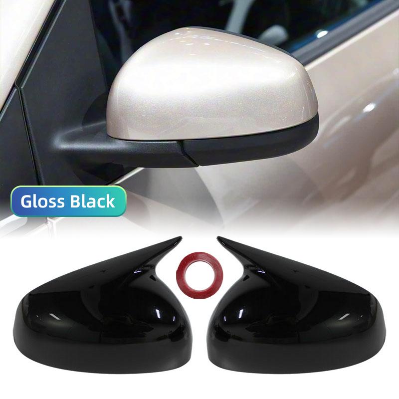 For Mercedes Benz Smart Fortwo W453 2015-2026 2x Car Sticker Rearview Side Mirror Cover Wing Cap Exterior Case Trim Accessories
