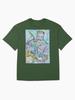 Georges Brassens GEORGES BRASSENS Watercolor Portrait Oversized T-Shirt