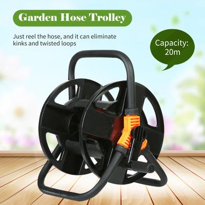 Carrello Portatubo Carrello per Tubo dell'Acqua da Giardino Carrello Vuoto per Tubo da 20m Bobina per Tubo dell'Acqua Organizzatore per Tubi dell'Acqua per