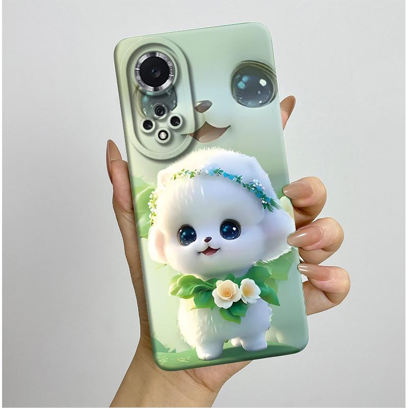 For Huawei Nova 9 Case Aesthetic Butterfly Flowers Soft Silicone Shockproof Phone Cover For Honor 50 Camera Protective Casing