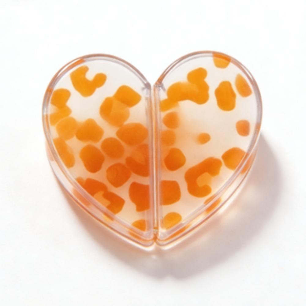 Magnetic Closure Magnetic Hair Clip Prevents Slipping Heart-shaped Headwear Prevents Pressure Marks Hair Accessories оранжевый