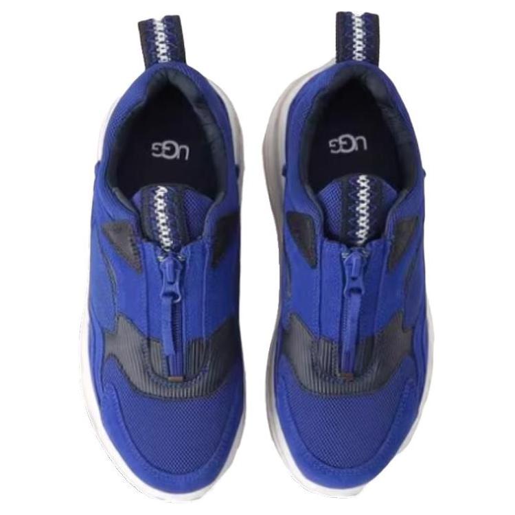 UGG Cow Split Leather Comfortable Versatile Non-Slip Wear-Resistant Low-Top Casual Shoes Men Casual Shoes Blue 1152959-NKY