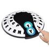 1/2 Sets Fast-Paced Think Words Game, Alphabet Wheel Family Board Game, Educational Multi-player Interactive Words Challenge Game for Kids Adults