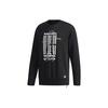 Adidas Wu Ji Collection Sweatshirts Men's Black Crew Neck Moderate Regular CV6227