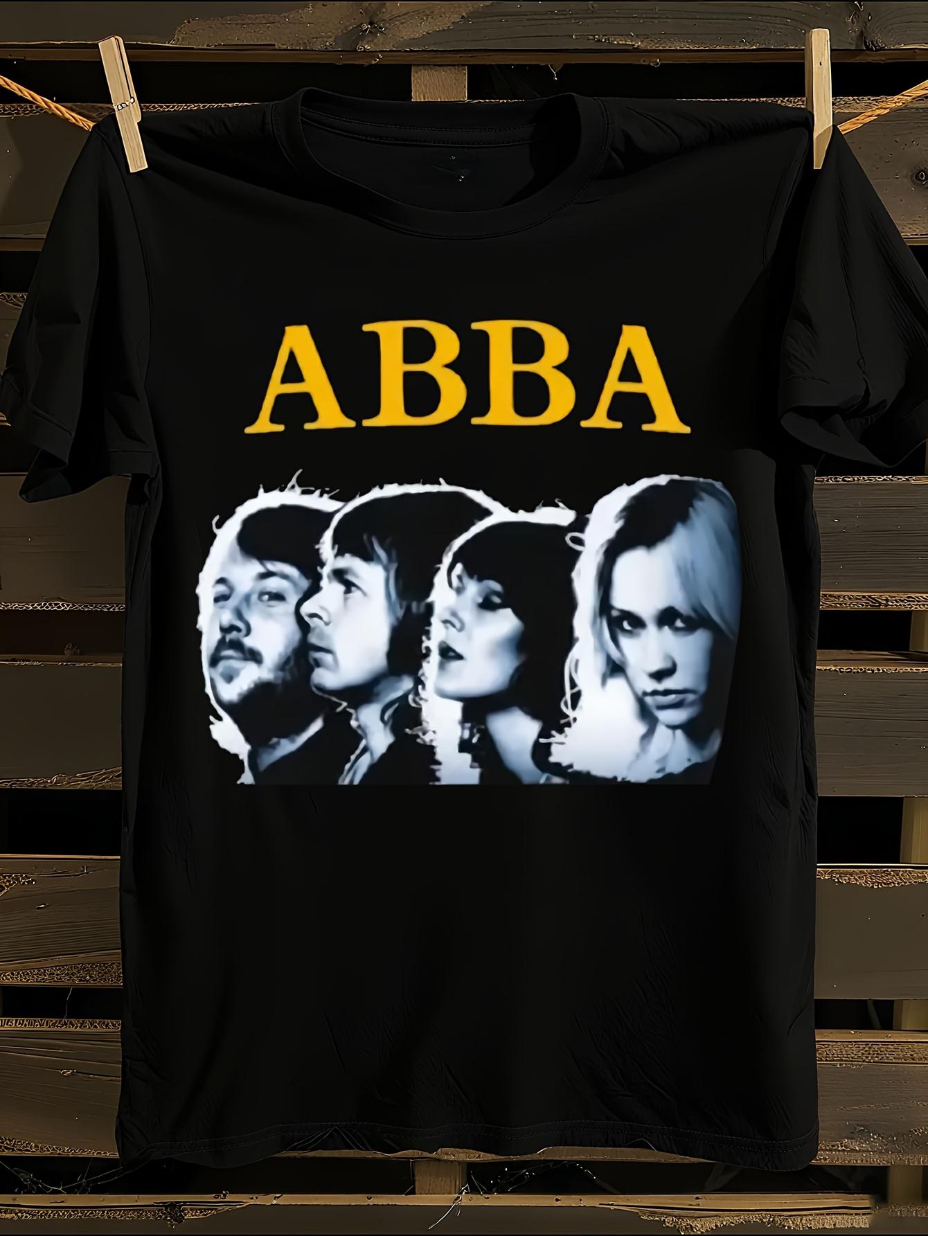 Винтажная графическая футболка ABBA XXL