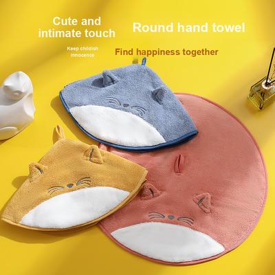 Cute Cartoon Character Hand Towels for Kids, Absorbent Microfiber Kitchen Towels, Non-Pilling, Thick Terry Cloth, Quick-Drying Hand Towels